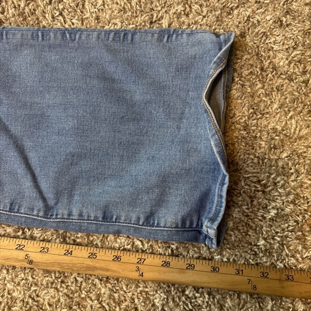 American Eagle Jeans Womens 14 Blue Kick Boot Bootcut Mid Rise Stretch Faded - Picture 6 of 15